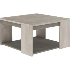 Table basse carrée avec niche ouverte L80cm CANNES