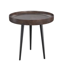 Table d'appoint Palak en bois de manguier D40 cm
