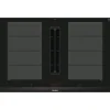 Table de cuisson aspirante induction 80cm 4 feux 7400w noir - ex875lx67e