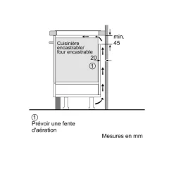 Table de cuisson induction 80cm 4 feux 7400w noir - PVS831HC1E