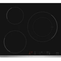 Table de cuisson induction 60cm 3 feux 7400w noir - bpi1639kx