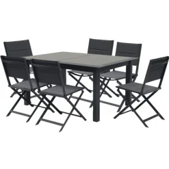 Table de jardin extensible Allure en aluminium