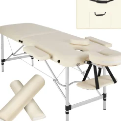 Table de massage 2 zones avec rouleaux de massage