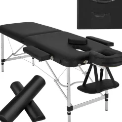 Table de massage 2 zones avec rouleaux de massage