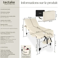 Table de massage pliable PHUKET