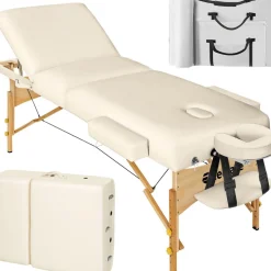 Table de massage Somwang 3 zones avec rembourrage de 7,5cm et châssis en bois
