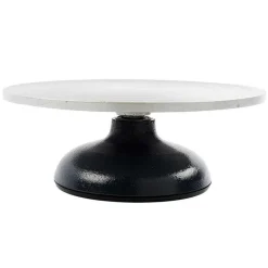 Table de sculpteur en acier Ø 30 cm