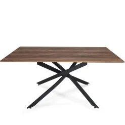 Table de séjour salle à manger fixe effet chêne L160 cm RITA