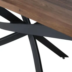 Table de séjour salle à manger fixe effet chêne L160 cm RITA