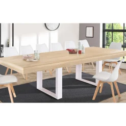 Table de séjour salle à manger extensible 200/300 cm MILTON