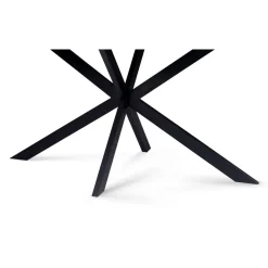 Table de séjour salle à manger extensible effet marbre L160/200 cm ALMA