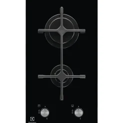 Table domino verre gaz 30cm 3900w noir - egc3322nvk