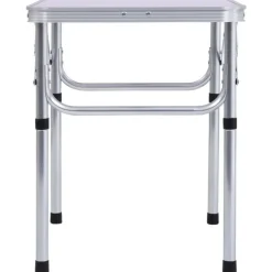 Table pliable de camping Blanc Aluminium 60x45 cm