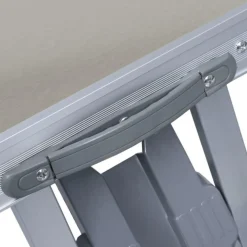 Table pliable de camping avec 4 sièges Acier Aluminium