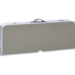 Table pliable de camping avec 4 sièges Acier Aluminium