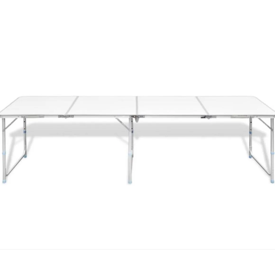 Table pliante de camping en aluminium avec hauteur ajustable