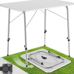 Table pliante hauteur ajustable