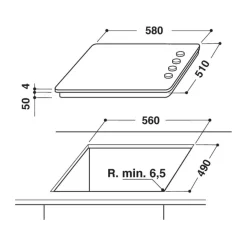 Table vitrocéramique AKM903NE