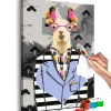 Tableau à Peindre Soi-Même Crazy Alpaca 40x60cm