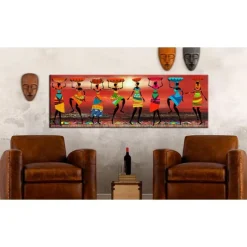 Tableau Imprimé African Women Dancing