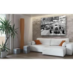 Tableau Imprimé Anciennes Voitures de Course