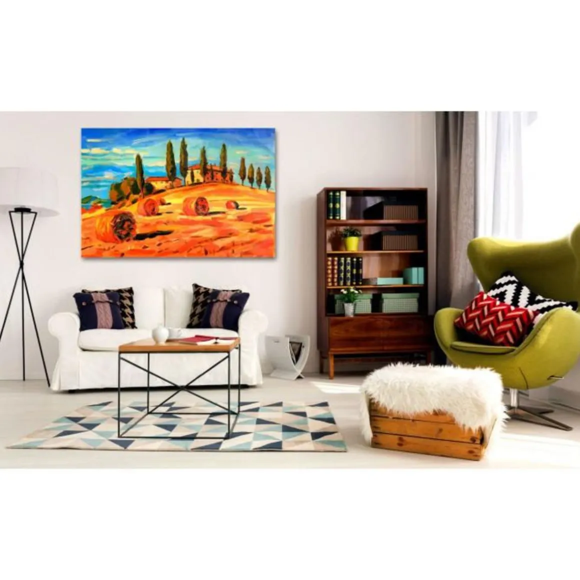 Tableau Imprimé August in Tuscany