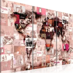 Tableau Imprimé Banksy - Graffiti Collage