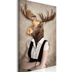 Tableau Imprimé Brainy Moose