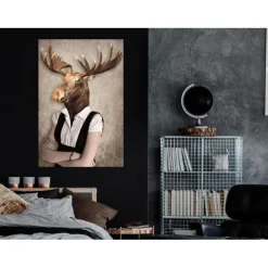 Tableau Imprimé Brainy Moose