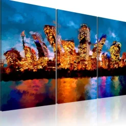 Tableau Imprimé 3 Panneaux Mad City