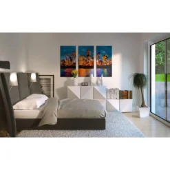 Tableau Imprimé 3 Panneaux Mad City