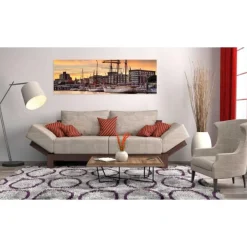 Tableau Imprimé Port in Hamburg