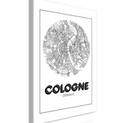 Tableau Imprimé Retro Cologne