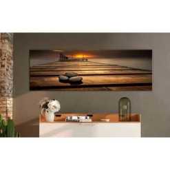 Tableau Imprimé Stones on the Pier