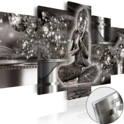 Tableau sur Verre Acrylique Silver Serenity