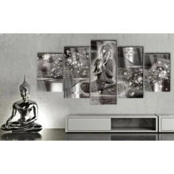 Tableau sur Verre Acrylique Silver Serenity