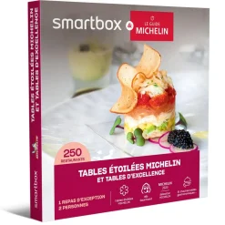 Tables étoilées MICHELIN et tables d'excellence - Coffret Cadeau Gastronomie