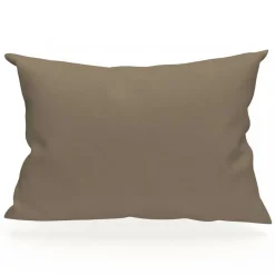 Taie d'oreiller en coton uni 57 Fils SOLEIL D'OCRE, par Soleil d'ocre