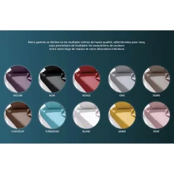 Taie d'oreiller uni ZZZ en polycoton