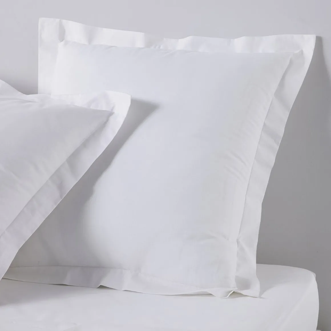 Taie d'oreiller unie en Coton 57 fils ORGANIC