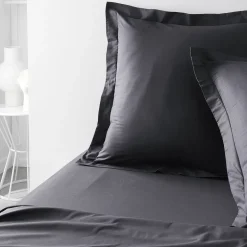 Taie d'oreiller unie en Coton 57 fils ORGANIC