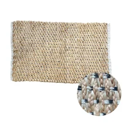 Tapis déco en jute végétal