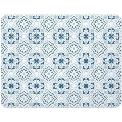 Tapis de Bain à Motifs Atlanta 50x70cm Bleu