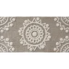 Tapis de bain déco en coton tufté 60x120cm