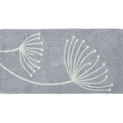Tapis de bain déco en coton tufté 60x120cm
