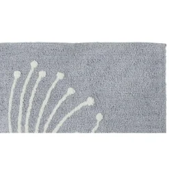 Tapis de bain déco en coton tufté 60x120cm