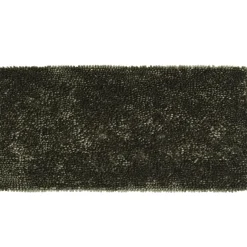 Tapis de bain déco fil doré en polyester 50x80cm