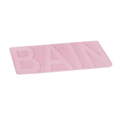 Tapis de Bain Microfibre Relief 45x75cm Rose