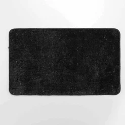Tapis de Bain Microfibre Métallisé 45x75cm Noir