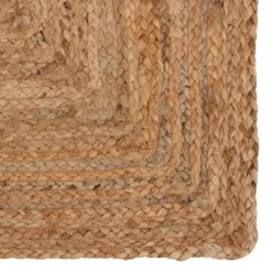 Tapis de Couloir Jute 80x200cm Beige